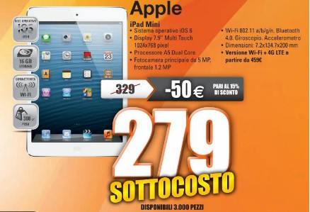 ipad offerte volantino