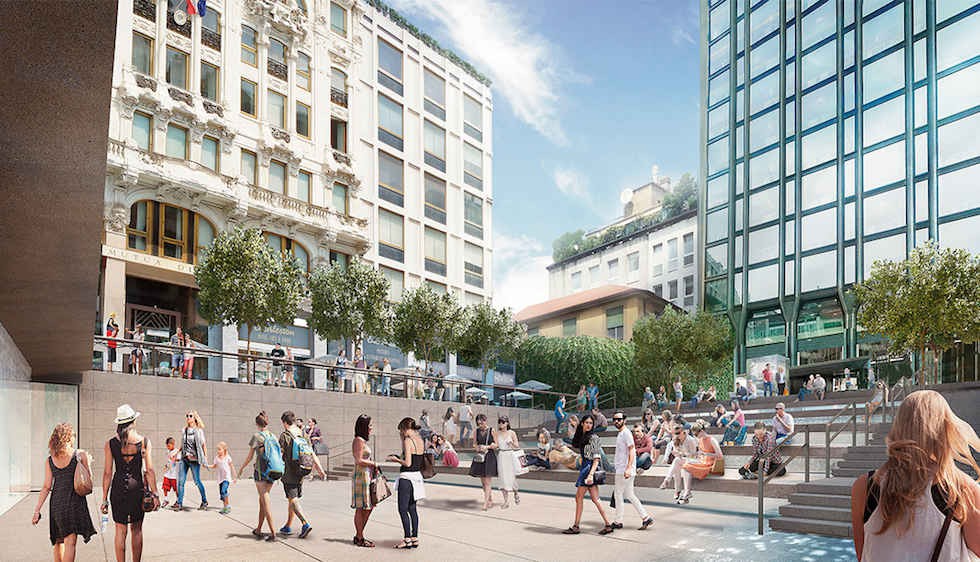 Apple store Milano, i rendering ufficiali ecco come sarà Apple store Milano, i rendering ufficiali ecco come sarà