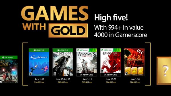 Game With Gold di Giugno: ecco i titoli gratuiti per Xbox