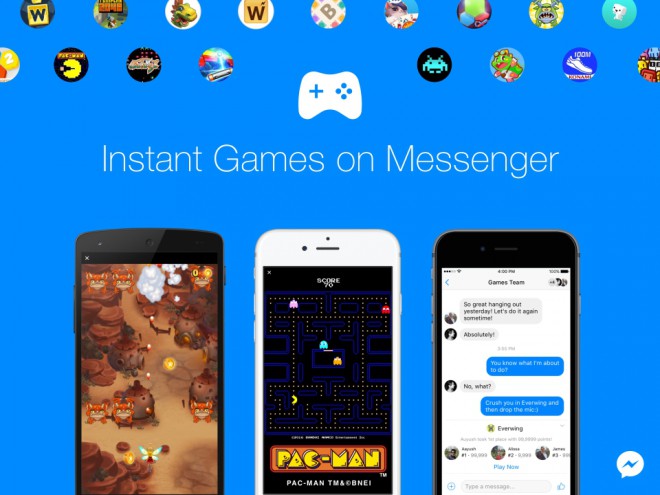 Ora si può giocare su Messenger