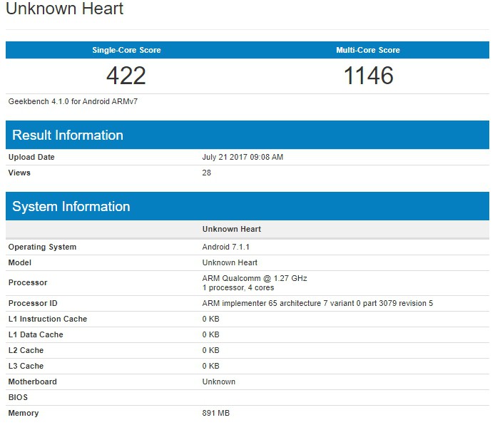 Nokia 8 si mostra anche nel database di Antutu Nokia 8 si mostra anche nel database di Antutu